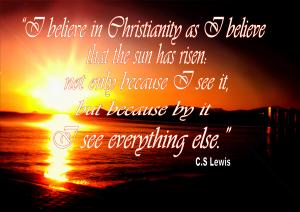 Quote about Faith CS Lewis