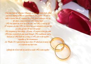 Wedding vow 1 - Karina's Thought