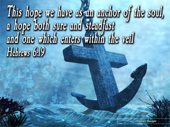 ANCHOR OF HOPE - Karina's Thought